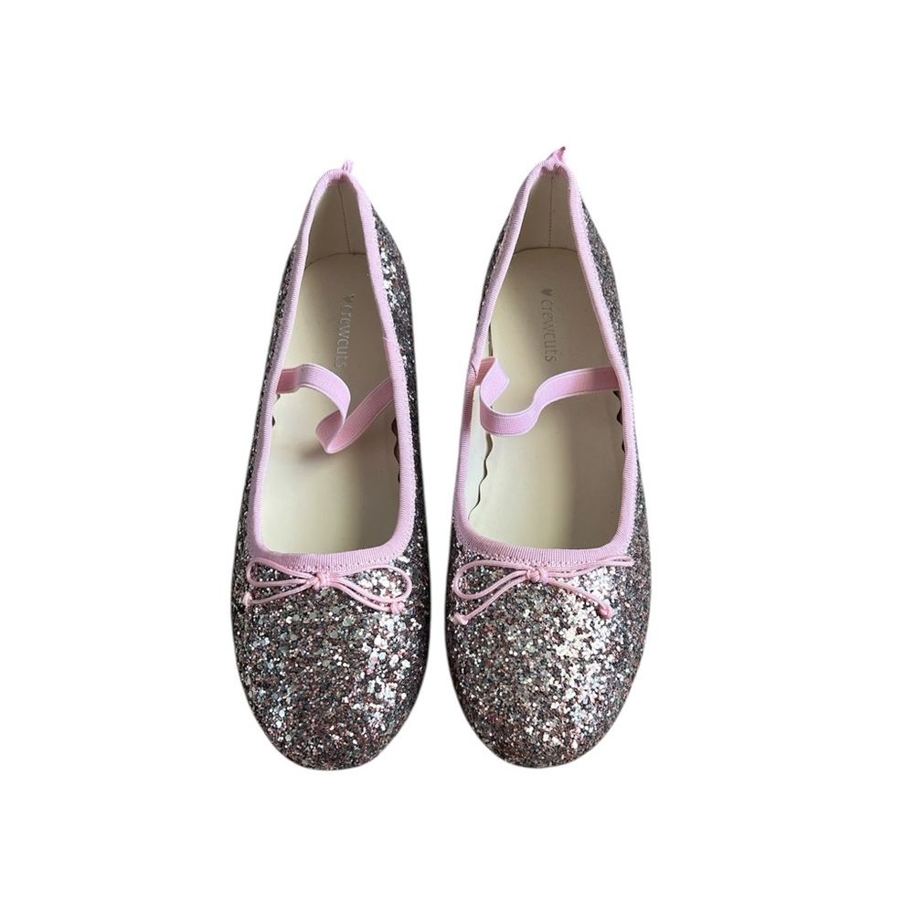 Crewcuts size 5 Sparkly Pink Glitter Kids Shoes